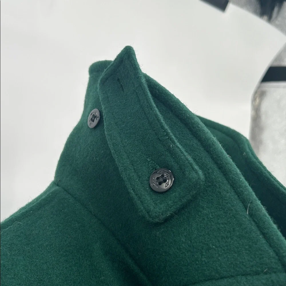 VTG Fidelity Green Wool Peacoat Women XS Military Double Breasted Made USA - Picture 5 of 15